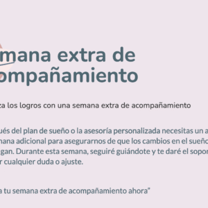 Semana Extra De Acompañamiento